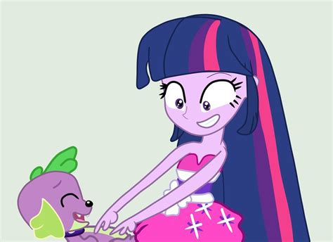 Spikes Tickle Attack: Twilight Sparkle